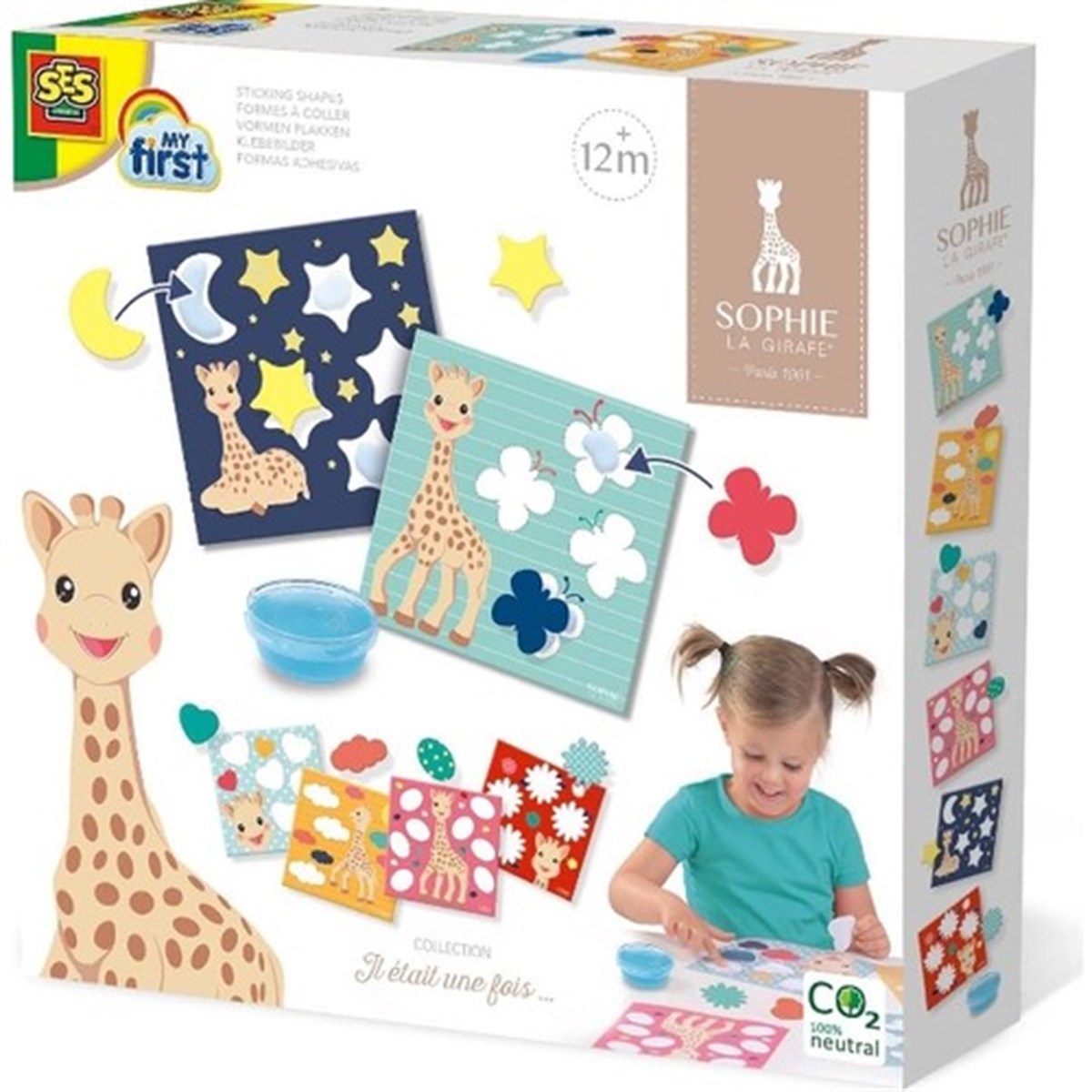 Sophie la girafe - Şekilleri Yapıştırma