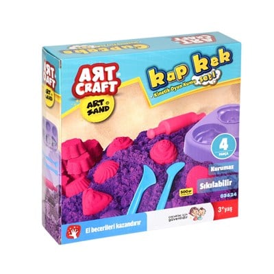 03624 Dede, Artsand Kap Kek - Cupcake Kum Seti / +3 yaş