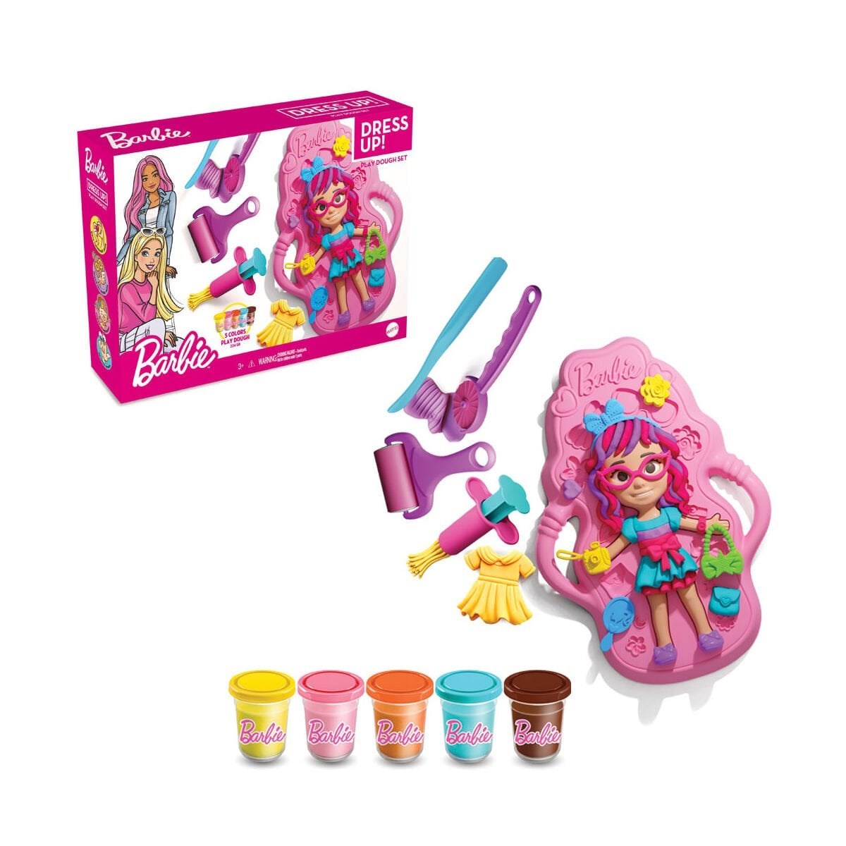 03927 BARBİE BEBEK GİYDİRME HAMUR SET 280 GR