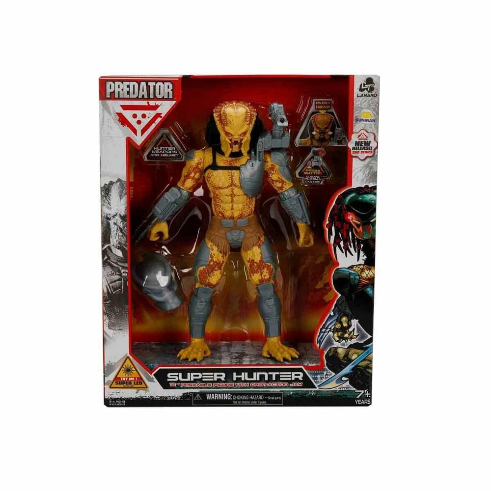 SF・ファンタジー・ホラー Predator2UltimateBattleDamagedCityHunter Predatör Figür Super Hunter 30cm 048242313960Sunman{Oyuncak}