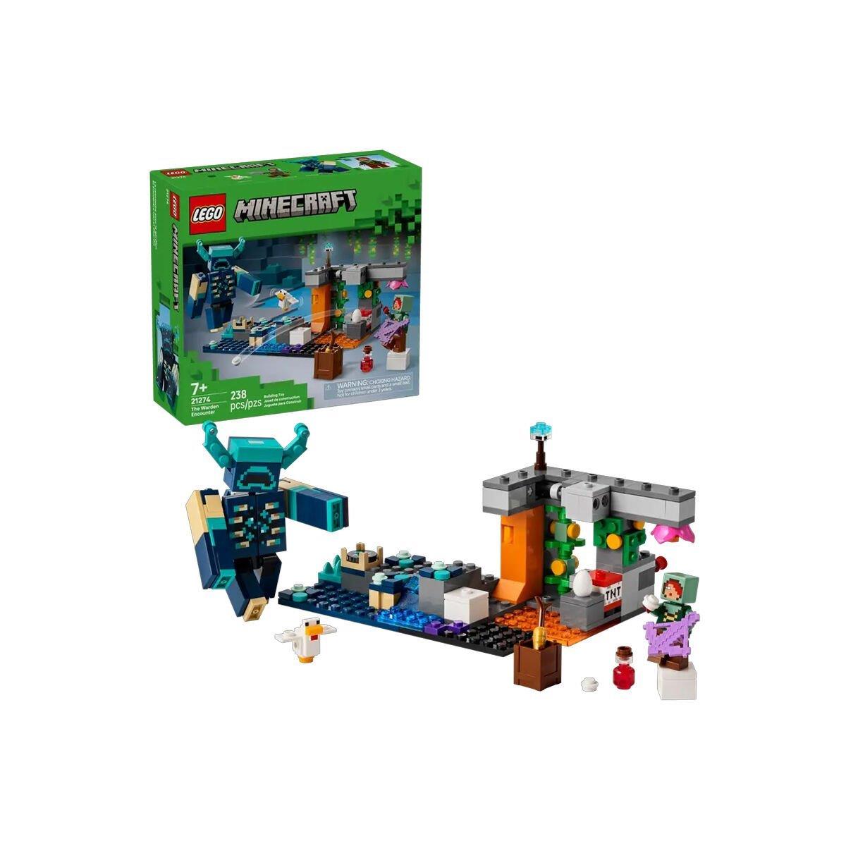 Lego Minecraft Warden Mücadelesi 238 parça +7 yaş