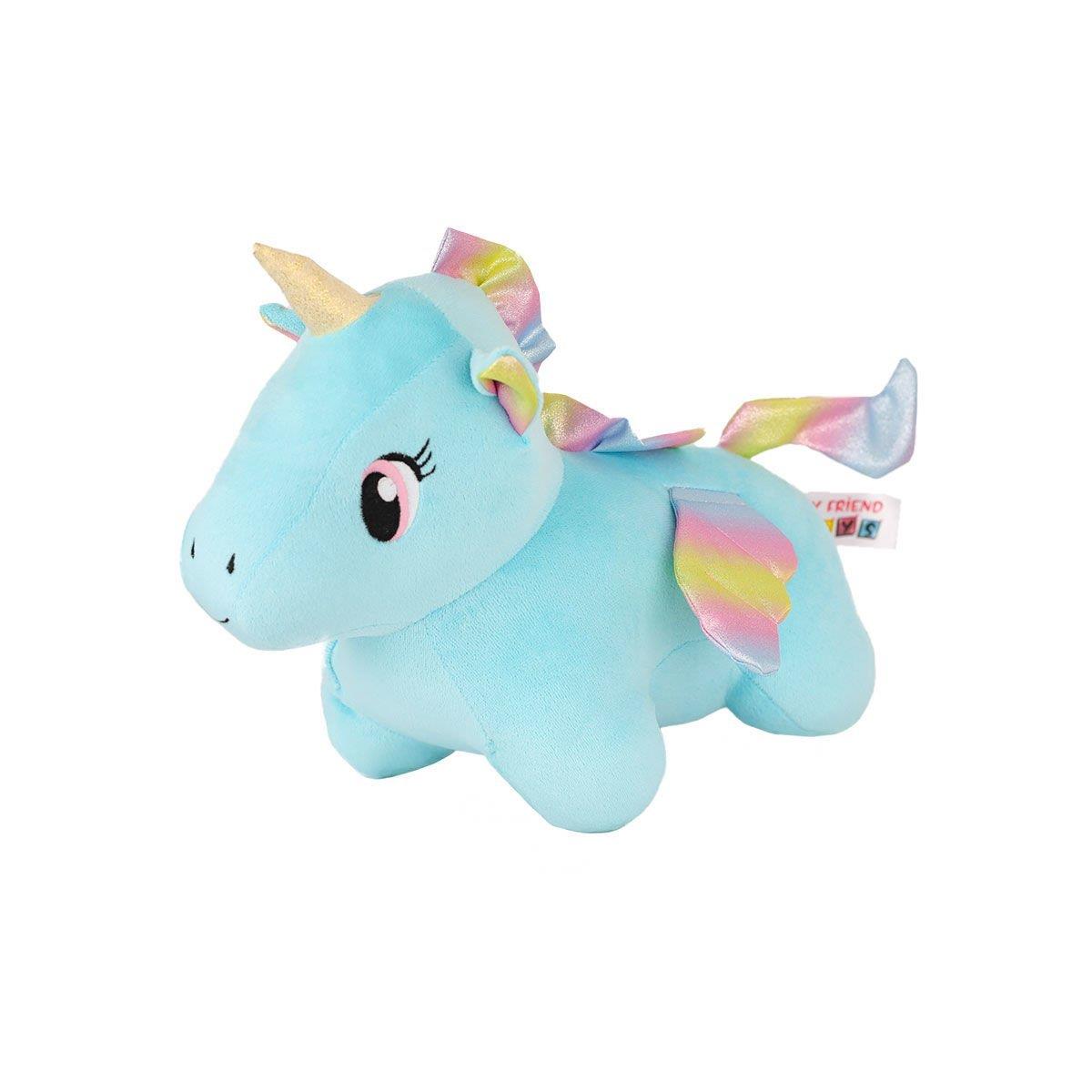 5018 Kadife Mavi Unicorn -My Friend Toys
