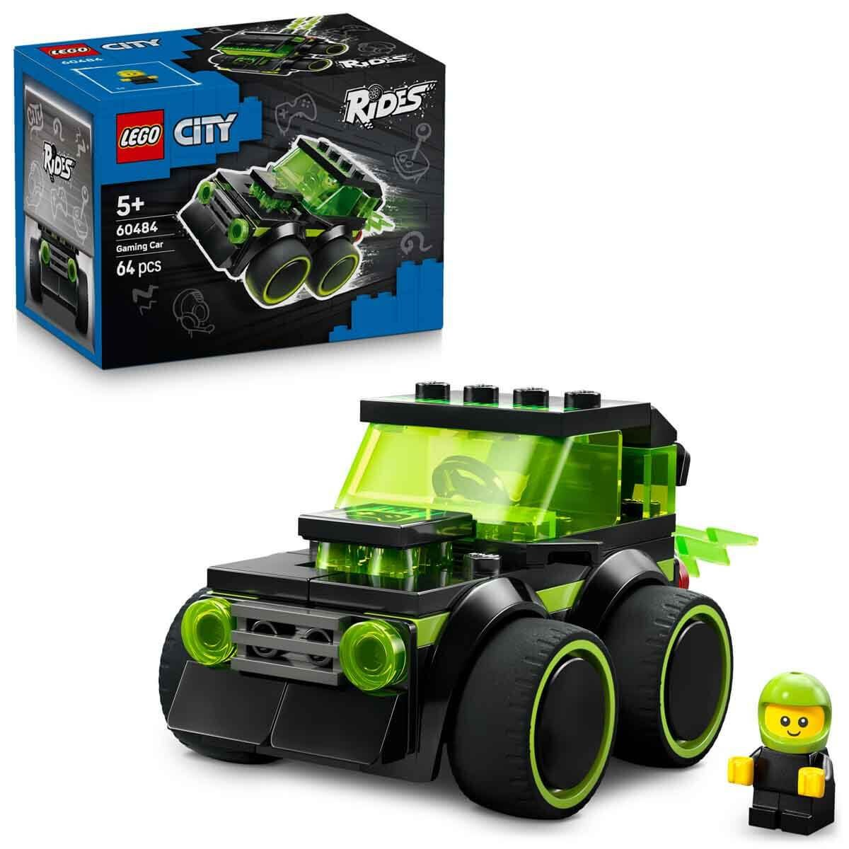 60484 Lego City Rides Gamer Yarış Arabası 64 parça +5 yaş