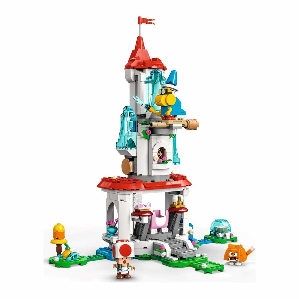 Lego Super Mario Cat Peach Kostümü ve Donmuş Kule Ek Set 494 parça +7 yaş