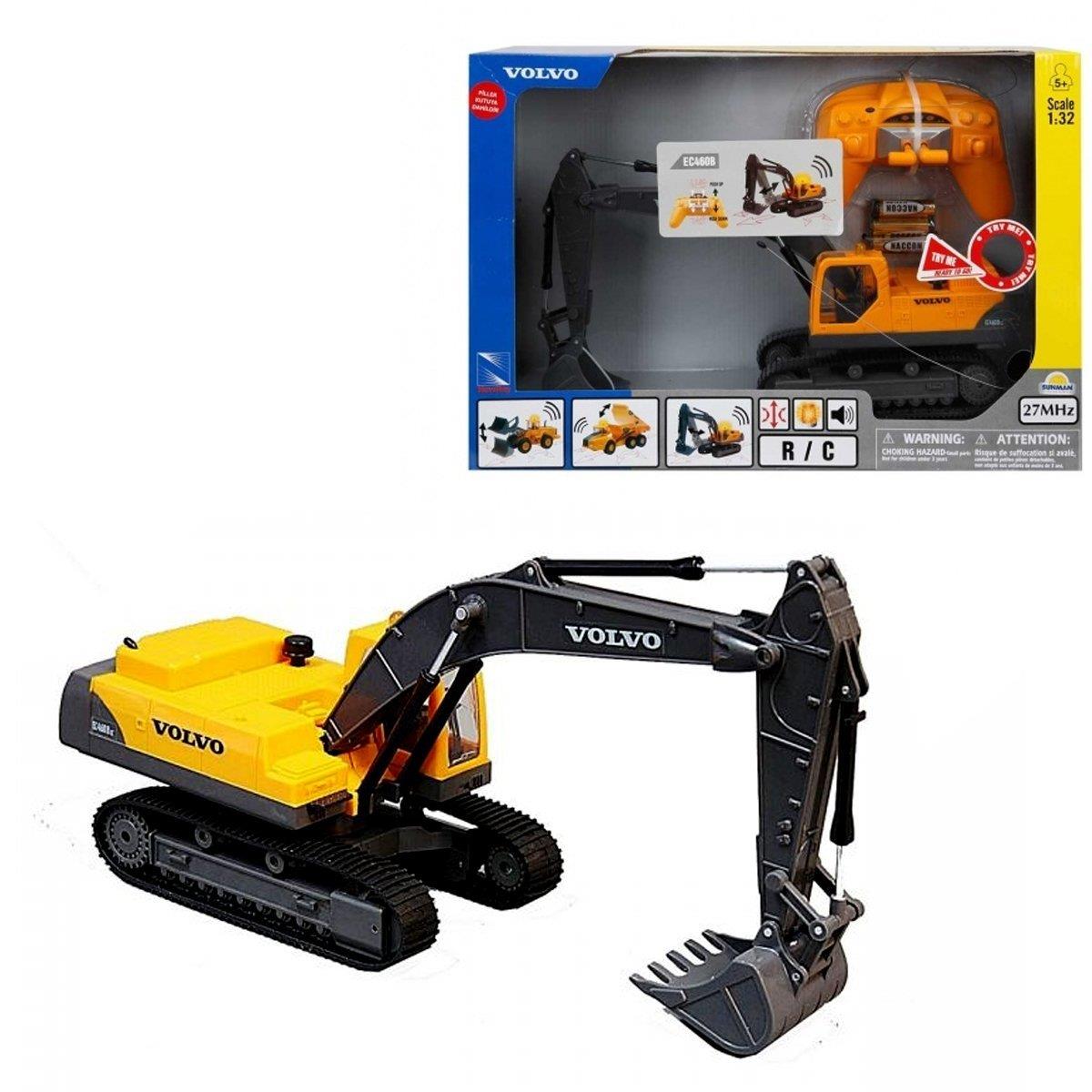88753  Oyuncak Arabalar Uzaktan Kumandalı Arabalar 1:32 Uzaktan Kumandalı Sesli ve Işıklı Volvo Ekskavatör 1:32 Uzaktan Kumandalı Sesli ve Işıklı Volvo Ekskavatör