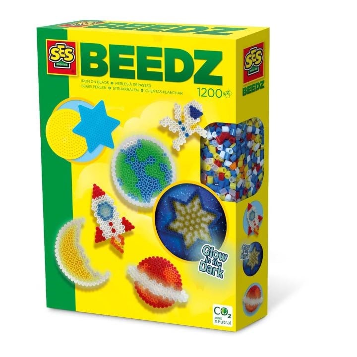 Beedz- Ütü Boncuk Seti - Karanlıkta Parlayan Yıldızlar - Yeni