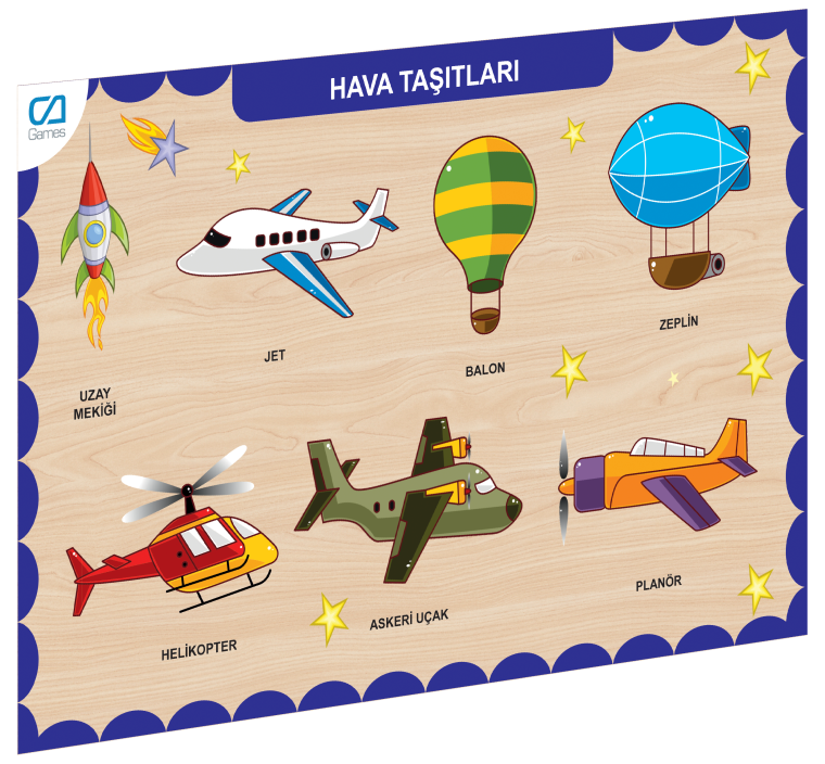 CAAHS-3202 CA GAMES AHŞAP HAVA TAŞITLARI BUL-TAK