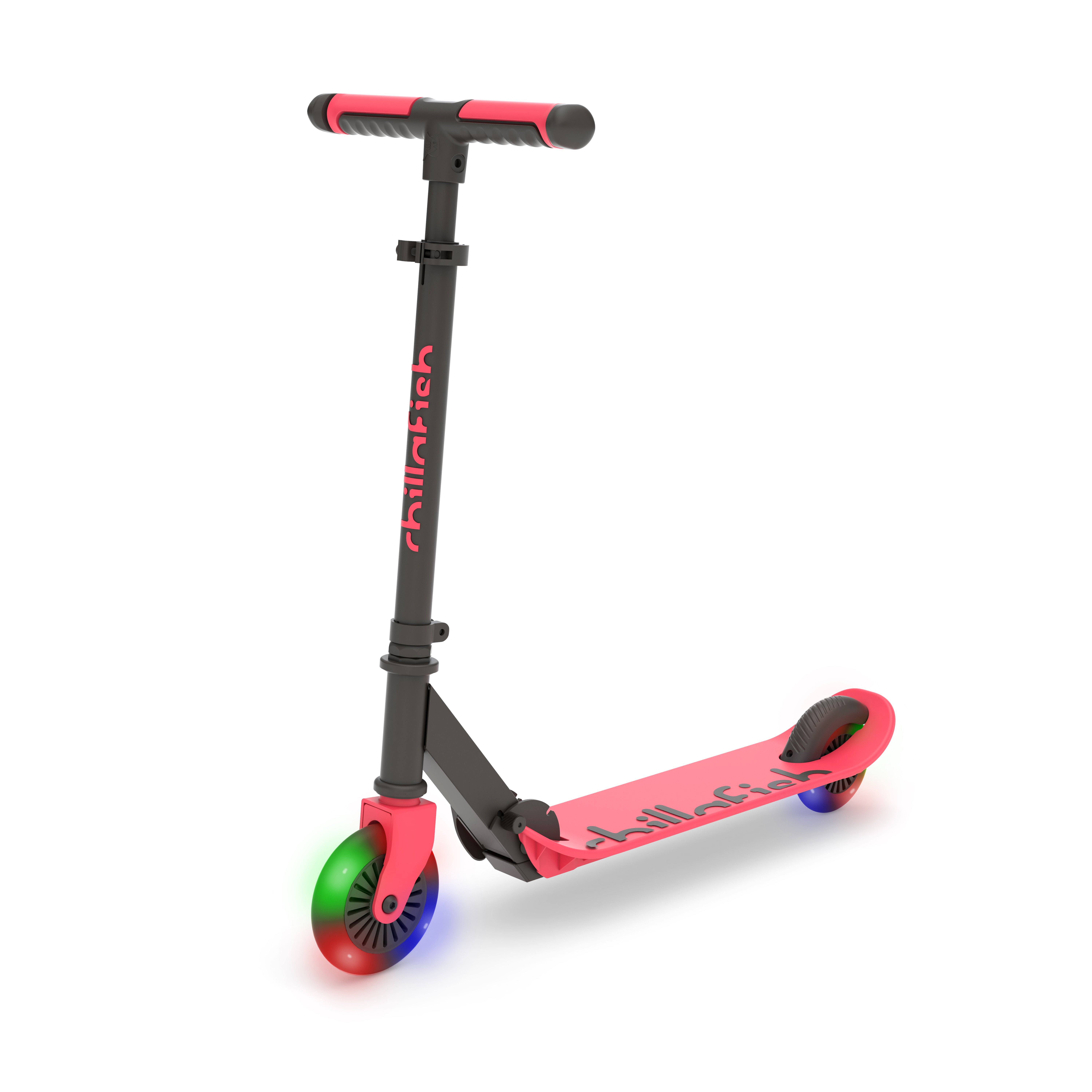 Flexxi Glow - Işıklı Katlanabilir 2 Tekerlekli Scooter - Coral