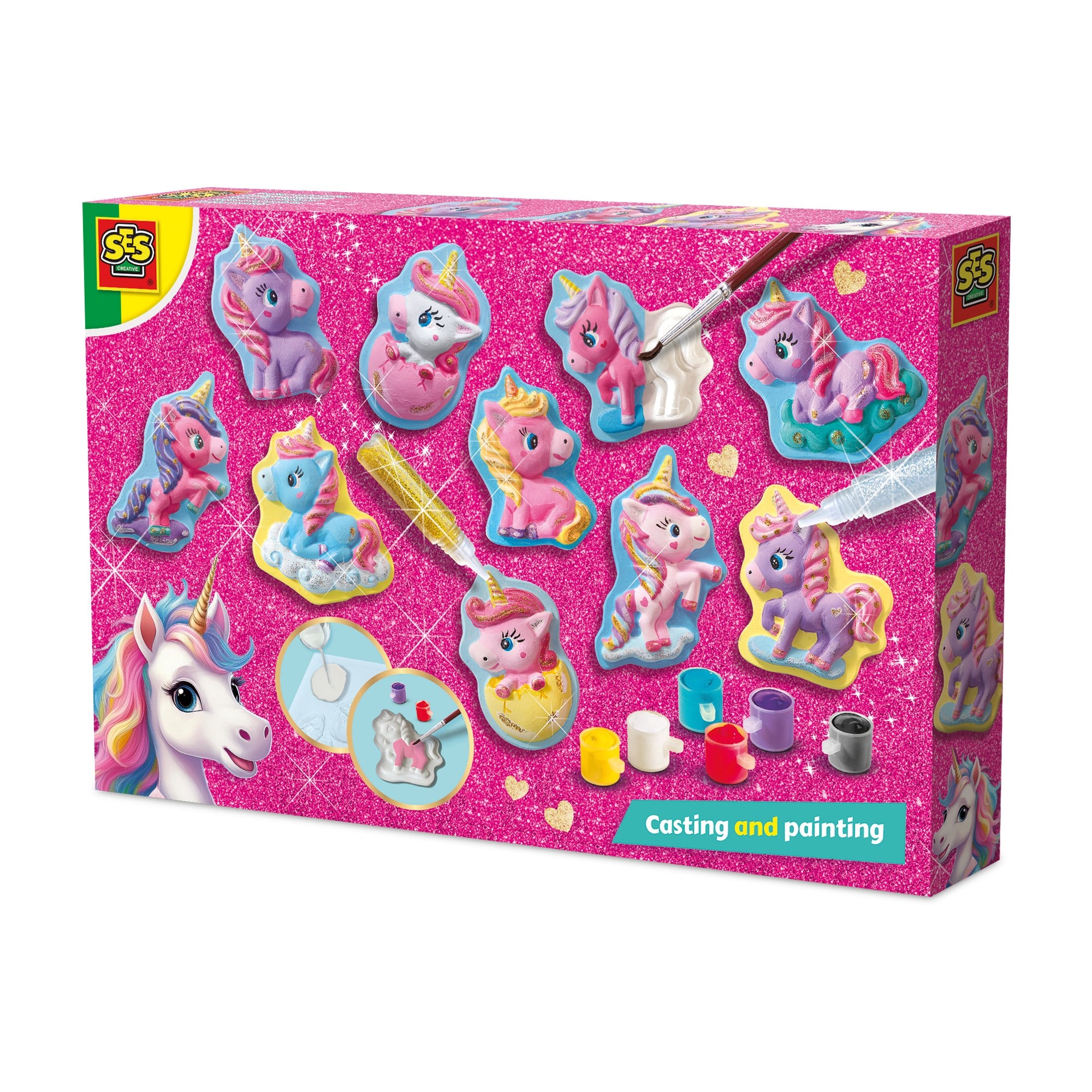 Kalıba Dök ve Boya - Bebek Unicorn'lar