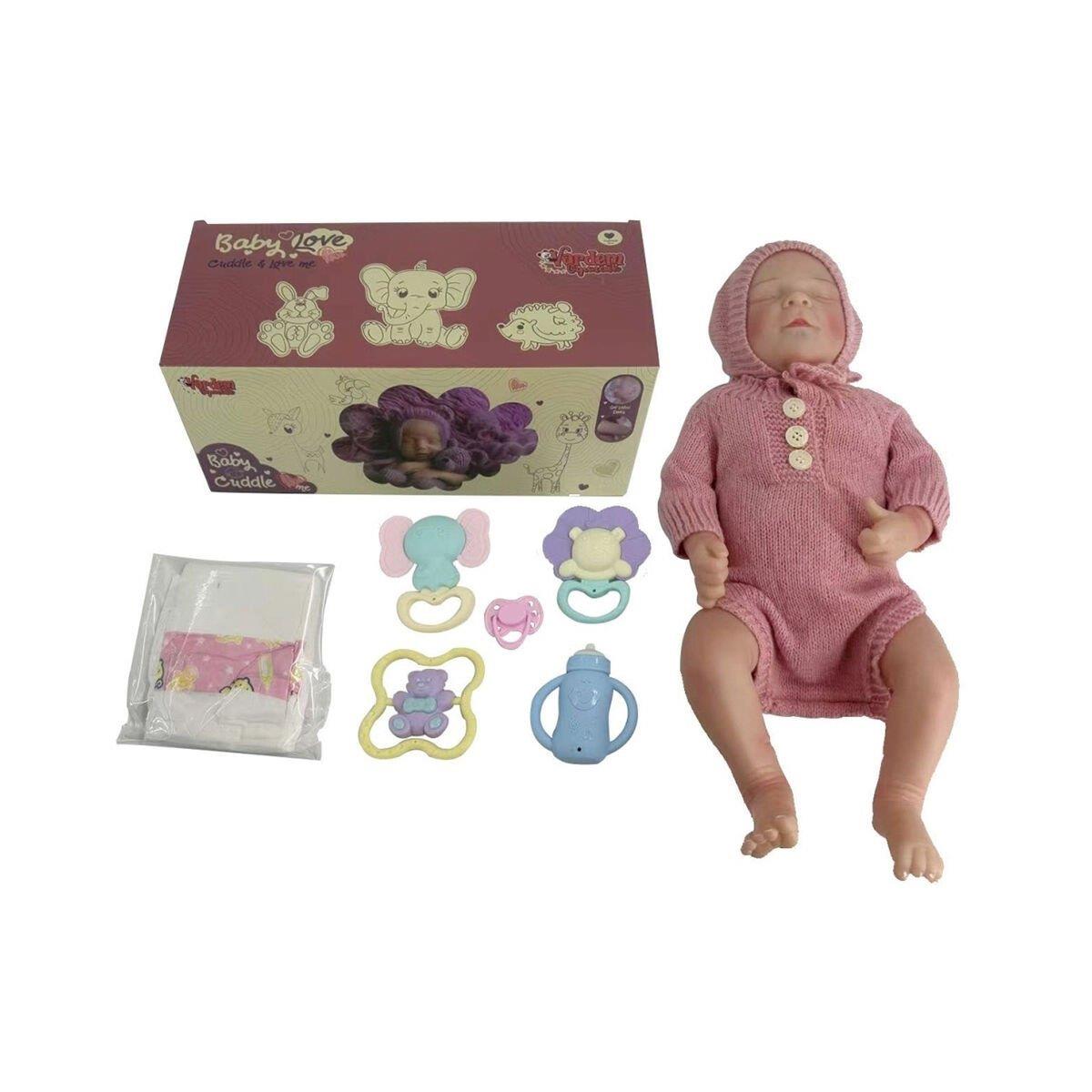 KNG-902-2A KUT 43 CM AKS GERÇEKÇİ BEBEK