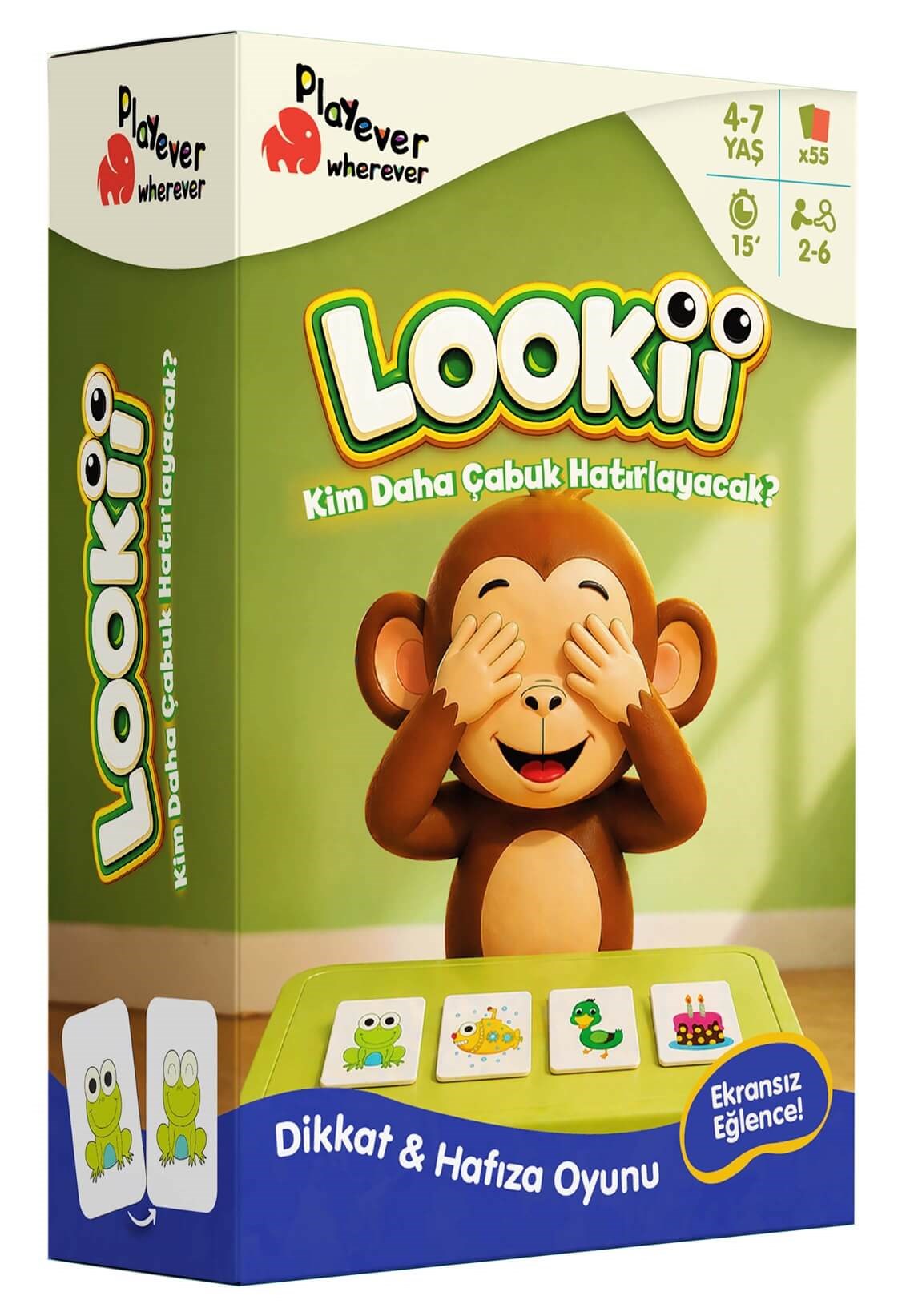 Lookii Görsel Hafıza ve Dikkat Geliştirme Kart Oyunu