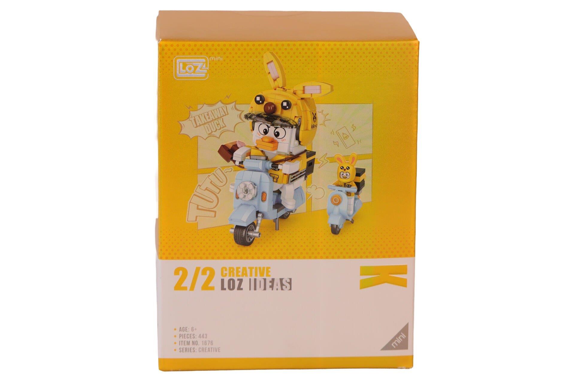 LZ-1676 LOZ KURYE ÖRDEK 443 PARÇA BLOCK OYUNCAK