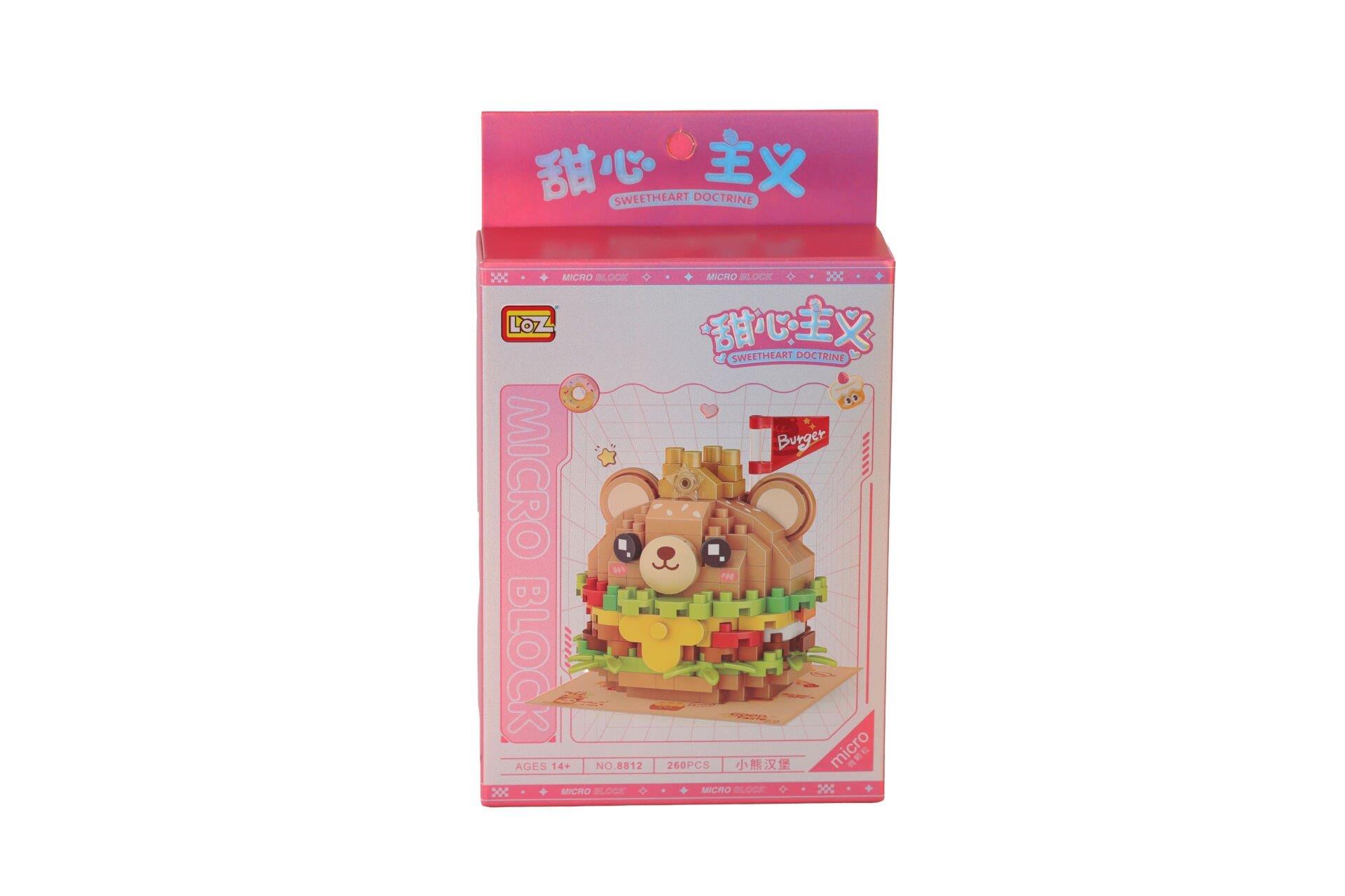 LZ8812 LOZ  AYILI BURGER  BLOCK OYUNCAK 260 PARÇA