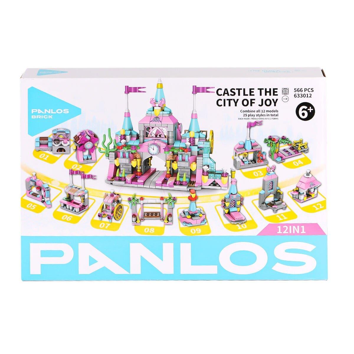 P633012 Panlos Tuğla Şehri 556 Parça Blok Seti -Vagon life