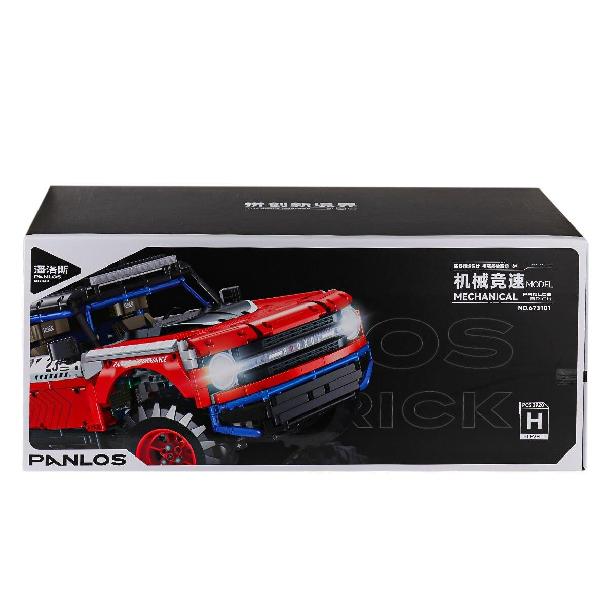 P673101 Panlos Mekanik Model Arazi Aracı 2920 Parça Blok Seti -Vagon life