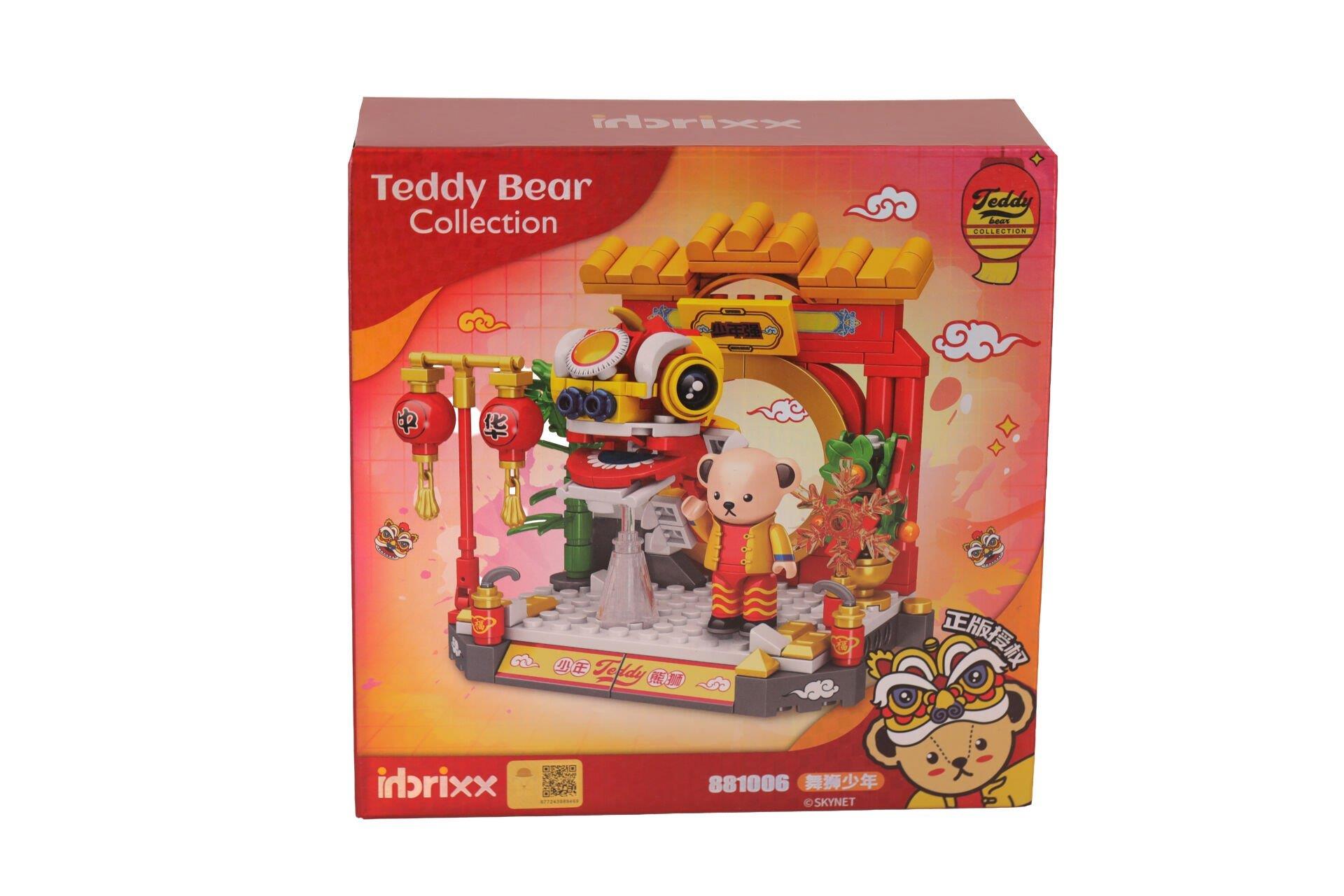 P881006 PANLOS ÇİN EJDERHASI İLE TEDDY 254 PARÇA BLOCK OYUNCAK