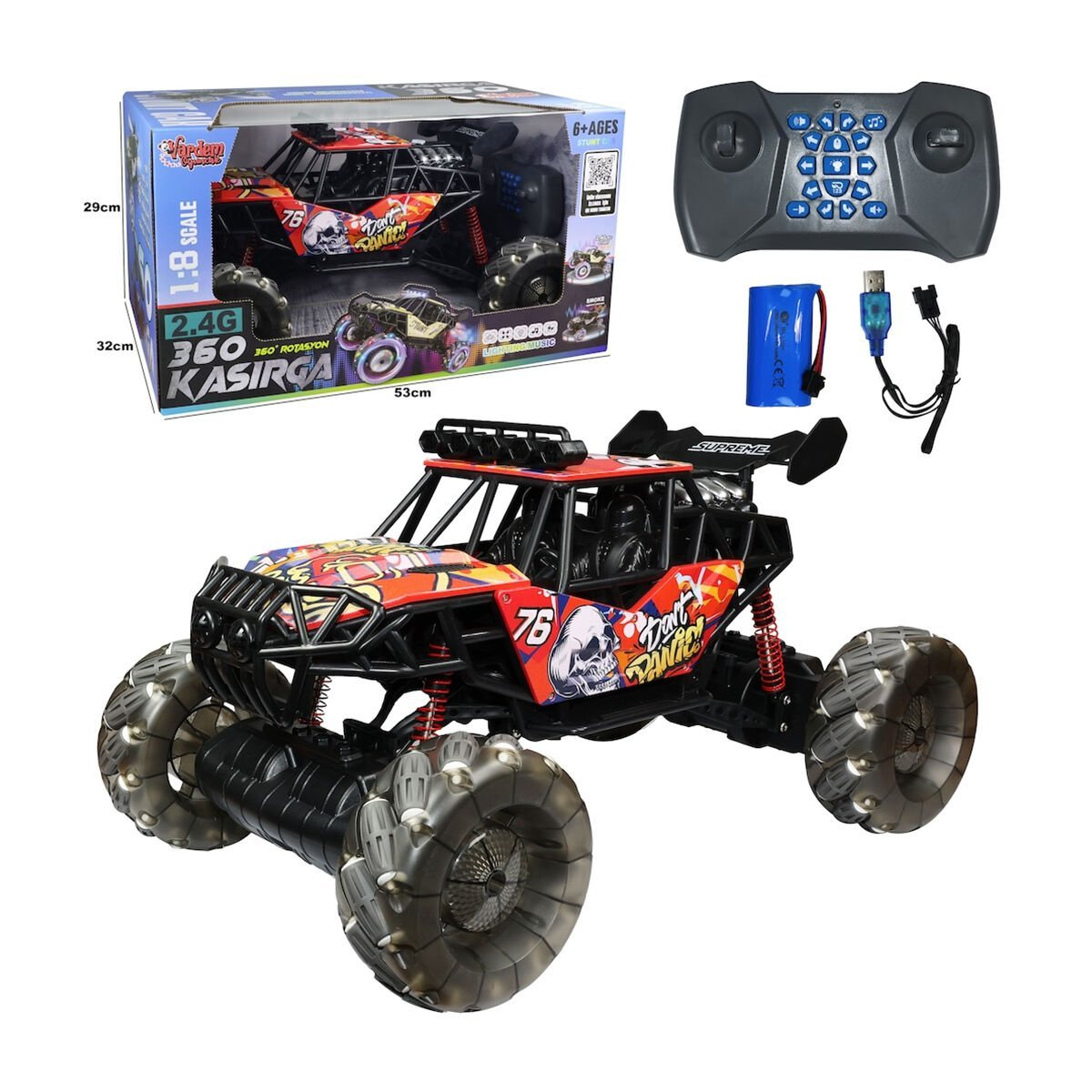 VRD 10696 UK FF 1 8 2 4G OFF ROAD ŞARJLI