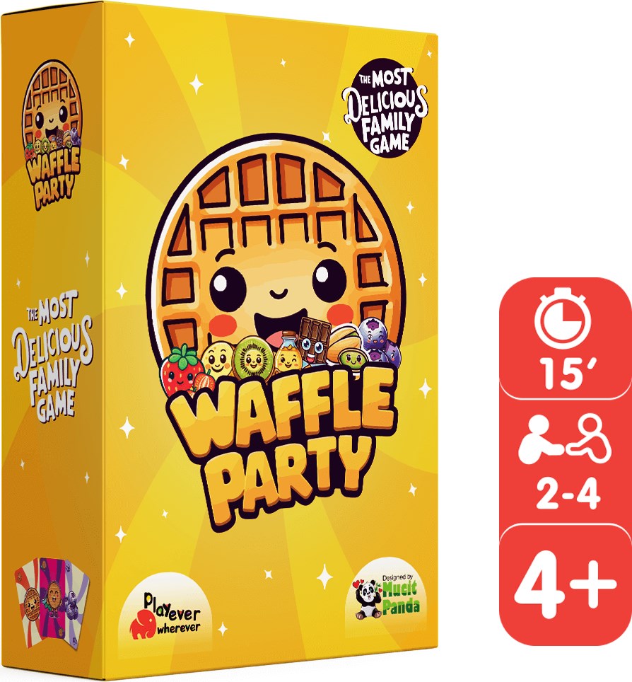 Waffle Party - Dikkat, Görsel Algı ve Refleks Geliştiren Kart Oyunu