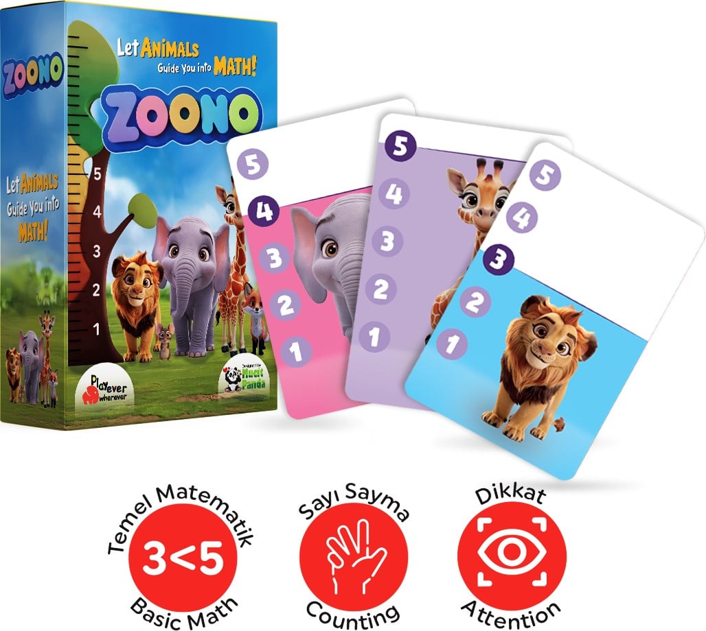 Zoono - Sayıları ve Saymayı Öğreten Kart Oyunu