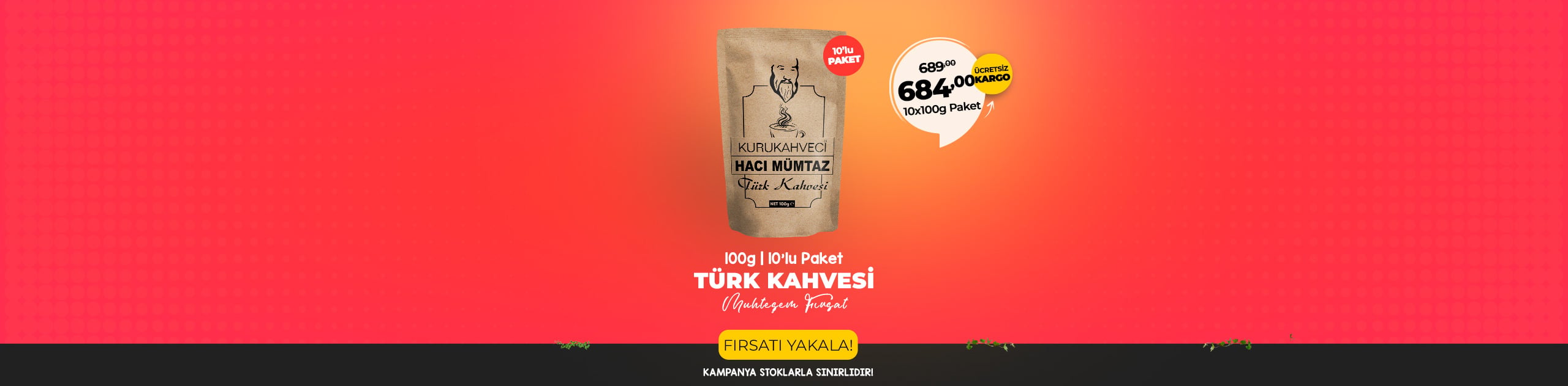 Türk Kahvesi 10'lu Paket Kampanya!