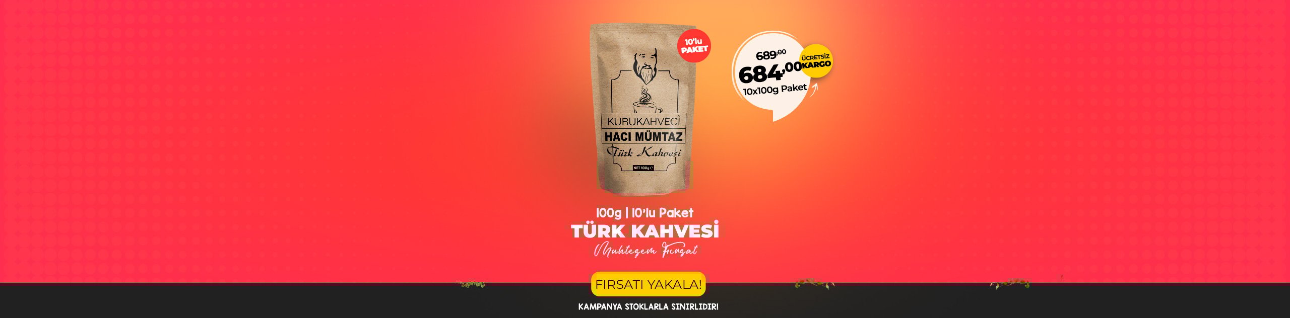 Türk Kahvesi 10'lu Paket Kampanya!