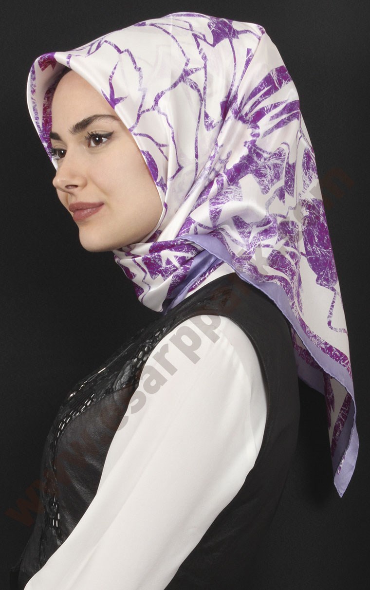 % 100 İpek Eşarp 5281-11