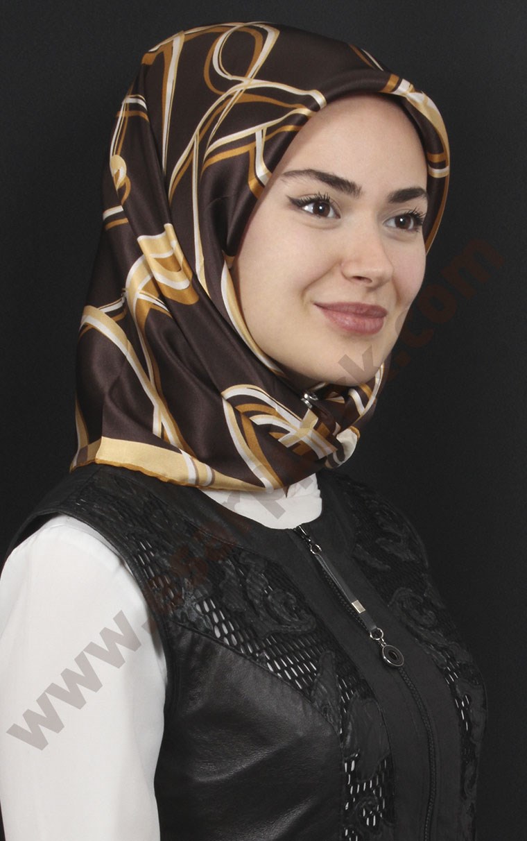 % 100 İpek Eşarp 5281-56