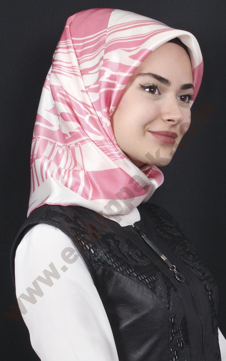 % 100 İpek Eşarp 5281-61