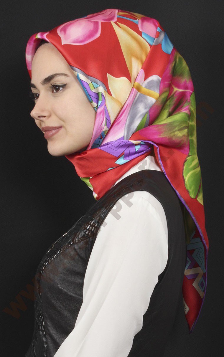 % 30 İpek Eşarp 5281-7