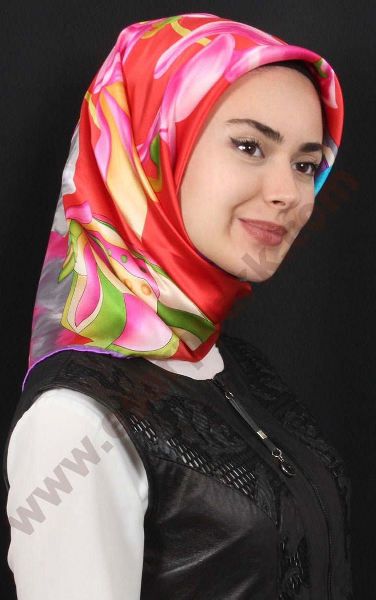 % 30 İpek Eşarp 5281-7