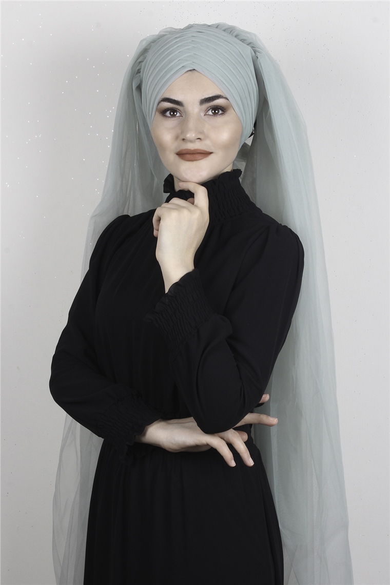 Âlâ Tül Şal 2021-11 Mint Yeşili