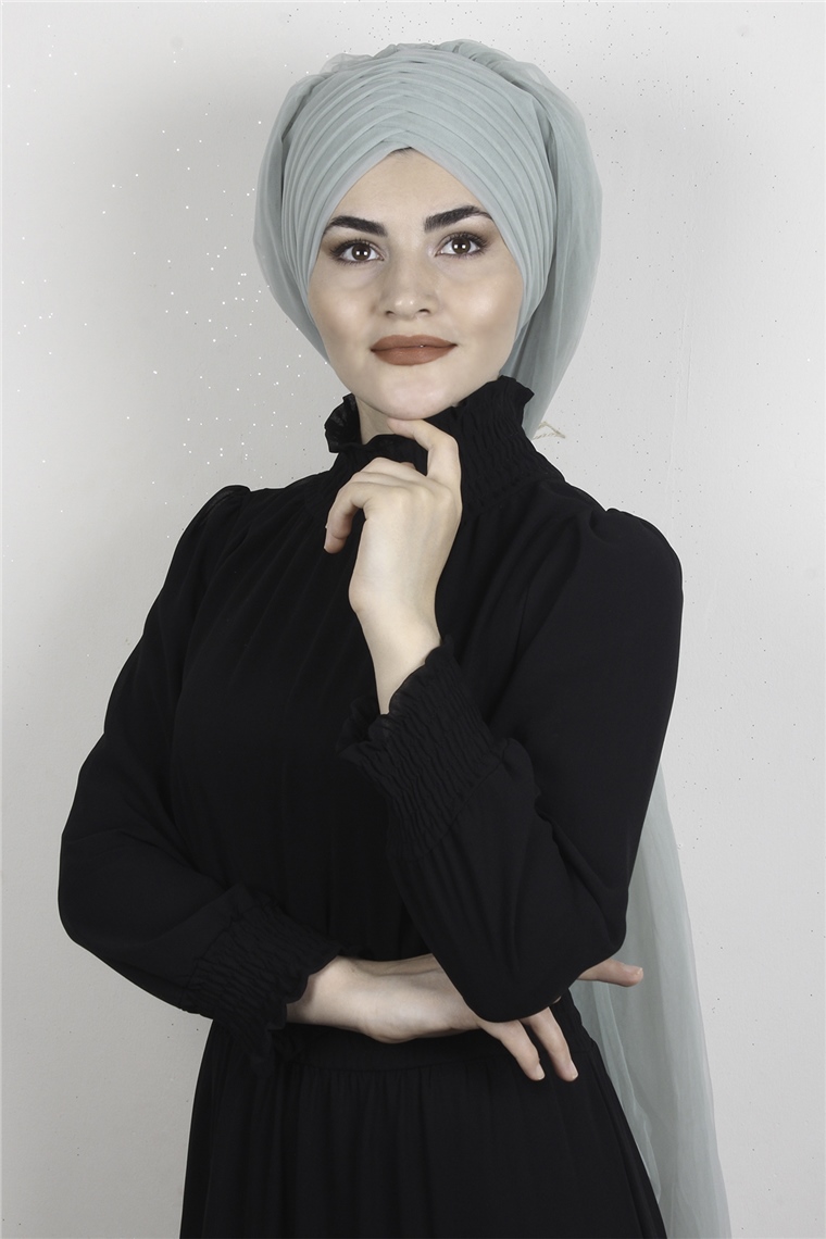 Âlâ Tül Şal 2021-11 Mint Yeşili