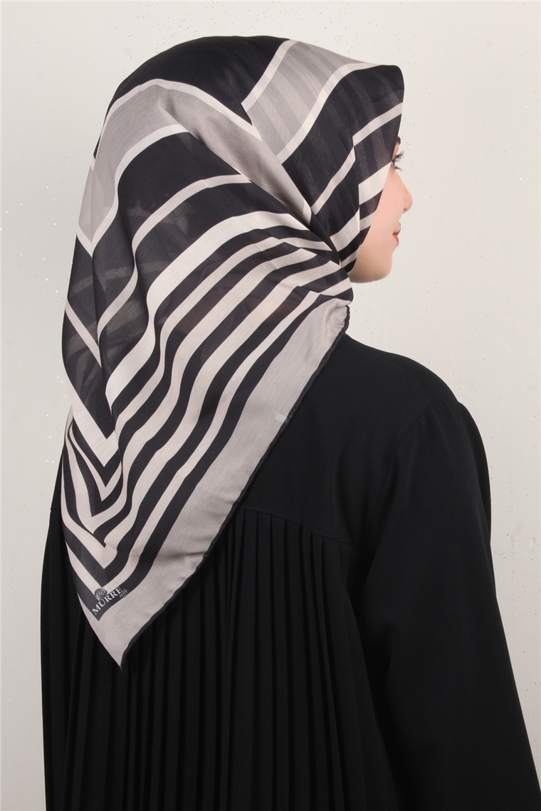  Pamuklu Soft Eşarp 3303-3 Taş