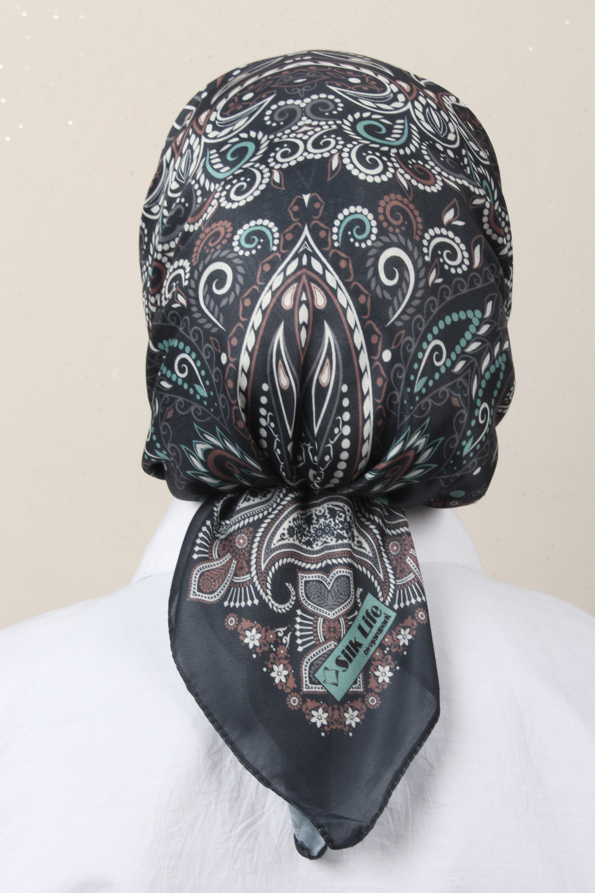  Silk Life Soft Pamuk Eşarp 4145-1