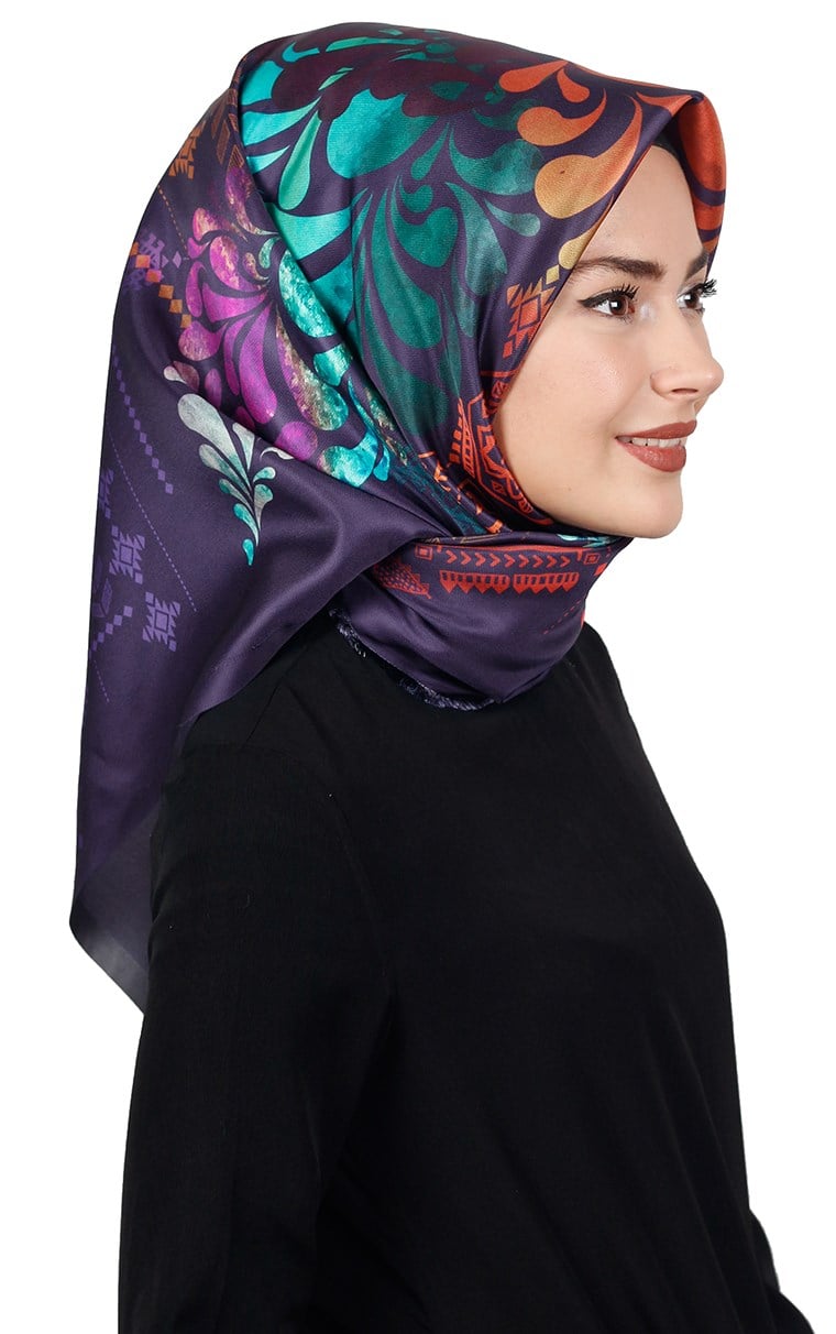 Piramit Tafta Dijital Eşarp 1915-1