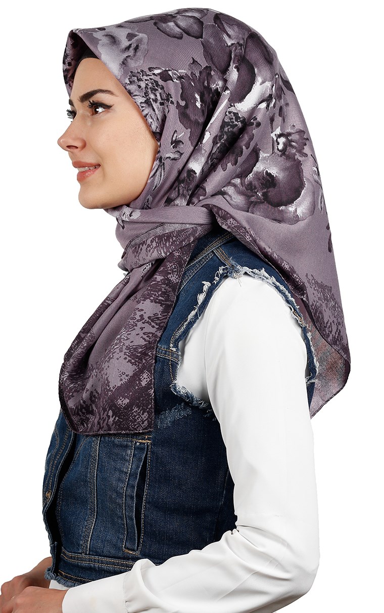 Kışlı Yün Eşarp 1161-4