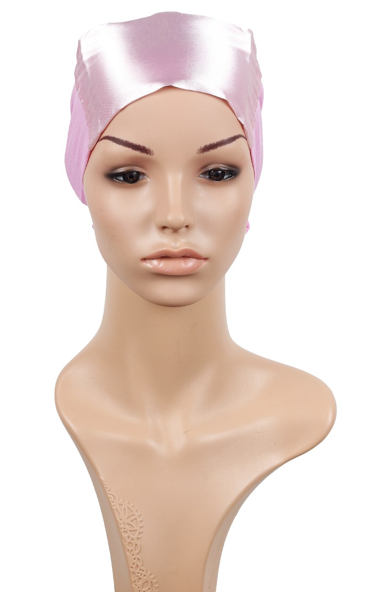Saten Eşarp Bonesi 2508-24