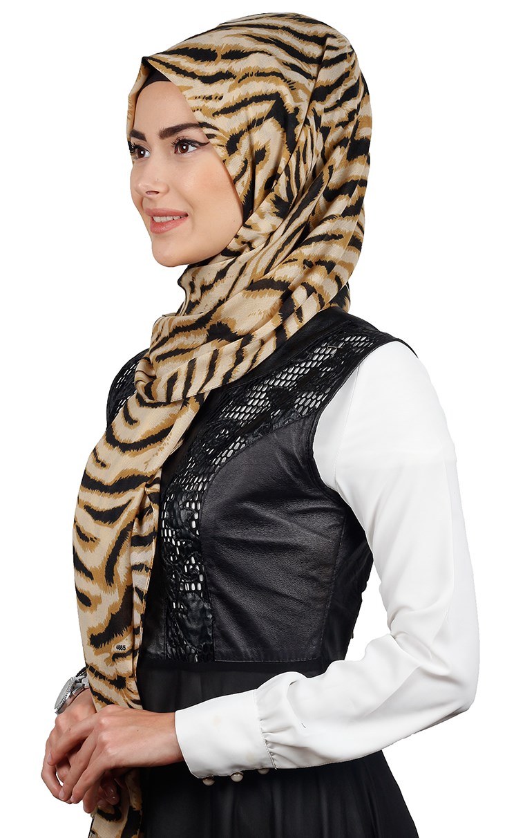 Kışlık Yünlü Şal 5181-2