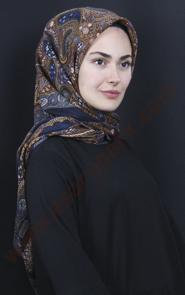 %100 Pamuk Şal Eşarp 1038-12