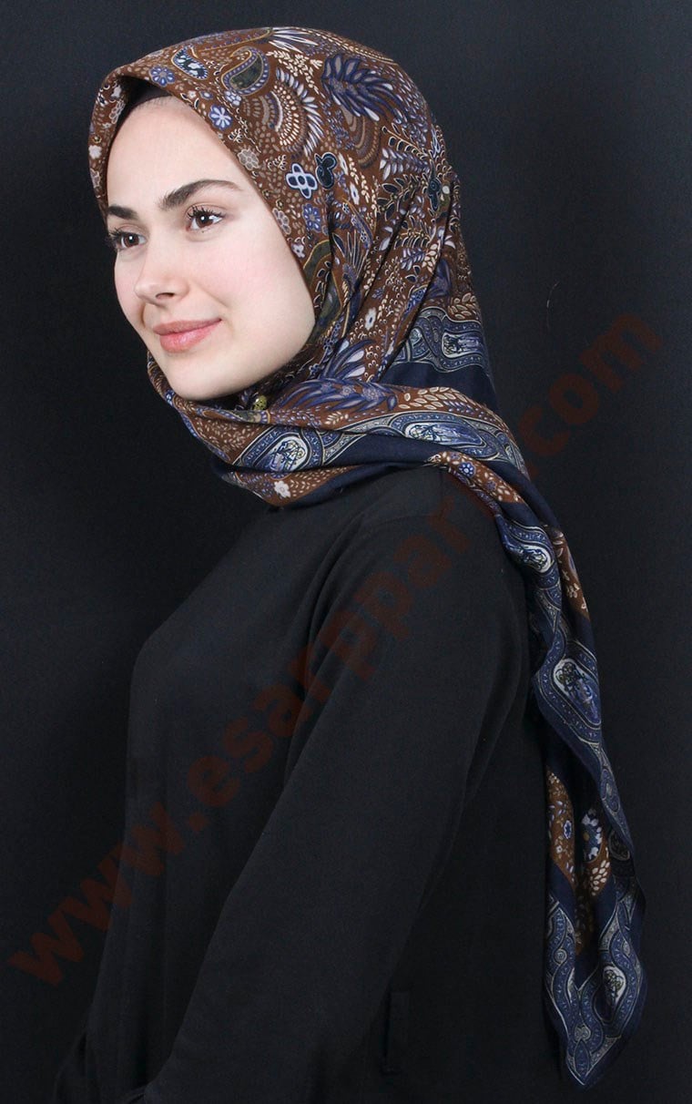 %100 Pamuk Şal Eşarp 1038-12