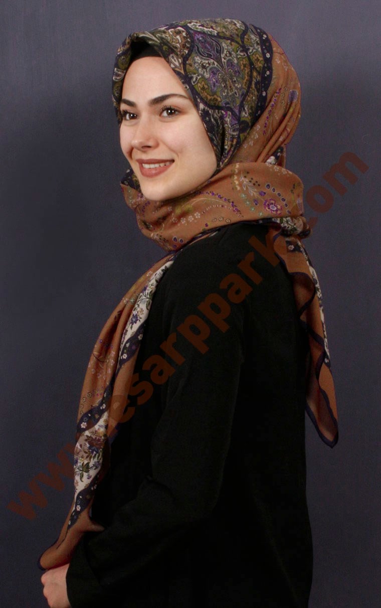 %100 Pamuk Şal Eşarp 1038-21