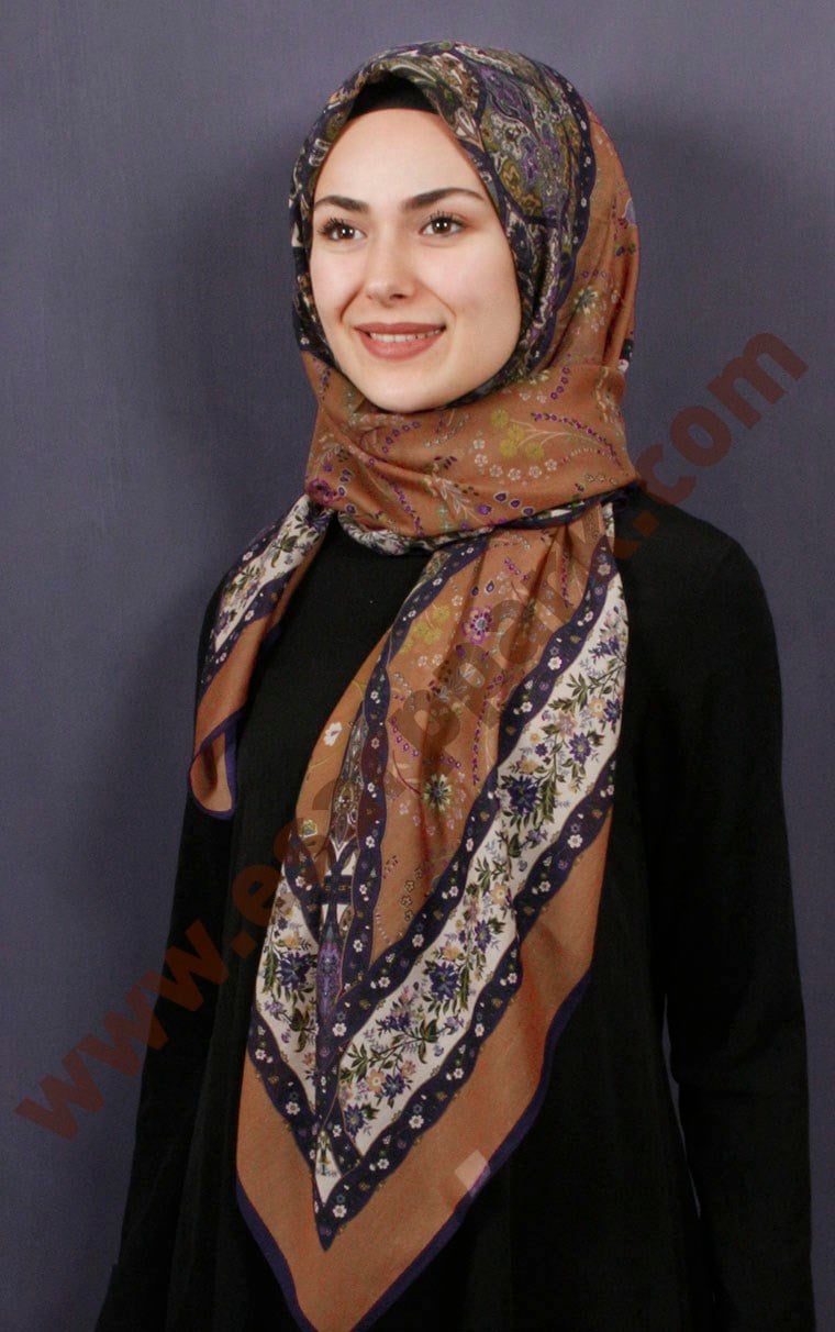 %100 Pamuk Şal Eşarp 1038-21