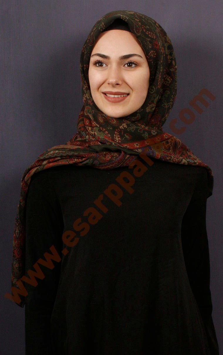 %100 Pamuk Şal Eşarp 1038-22