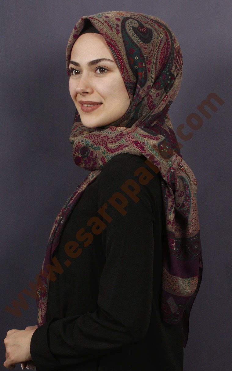 %100 Pamuk Şal Eşarp 1038-23