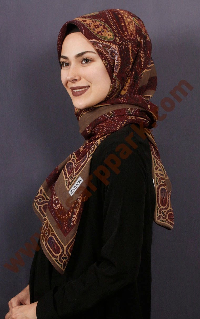 %100 Pamuk Şal Eşarp 1038-27