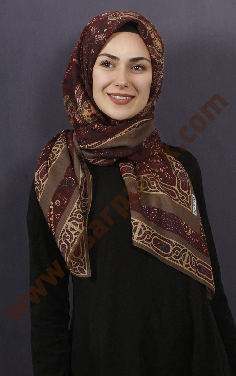 %100 Pamuk Şal Eşarp 1038-27