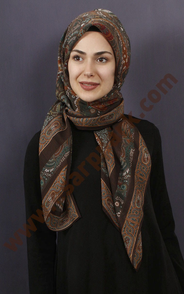 %100 Pamuk Şal Eşarp 1038-29