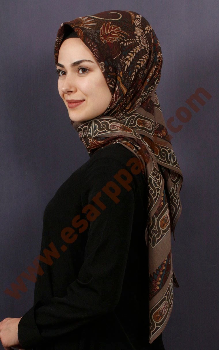 %100 Pamuk Şal Eşarp 1038-30