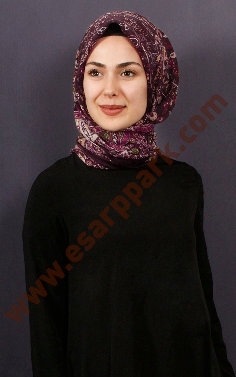 %100 Pamuk Şal Eşarp 1038-35