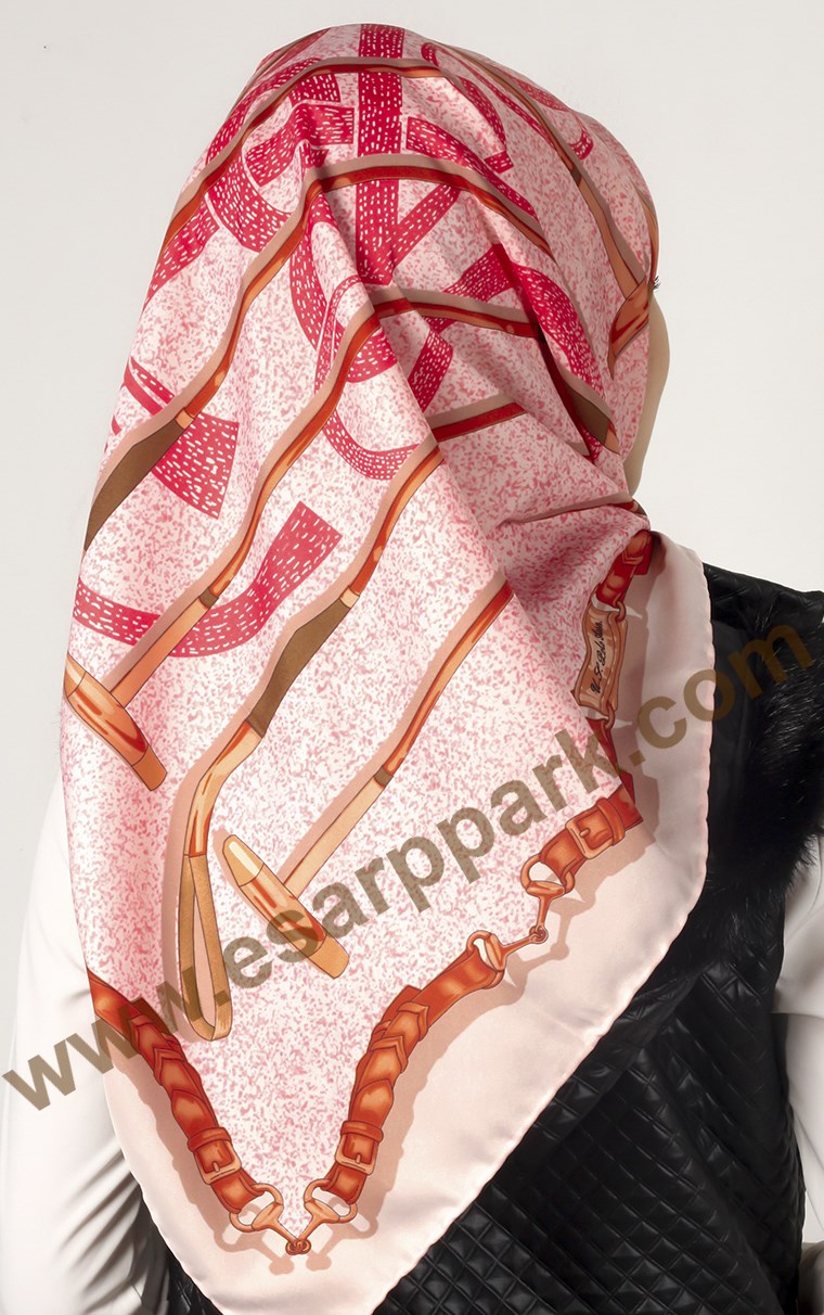 102-0007-09 U.S POLO ASSN EŞARP PEMBE PUDRA